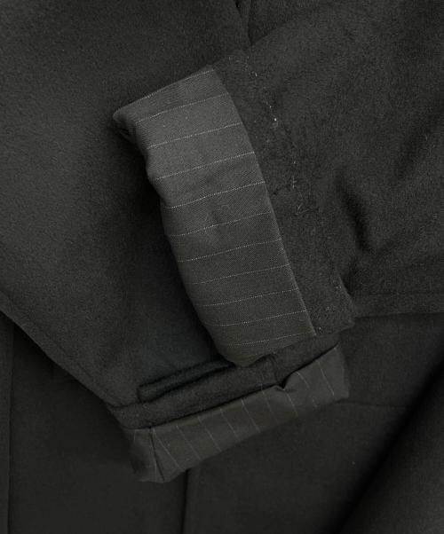 Y's（ワイズ）Y's (ワイズ) カシミヤ混コート ブラック サイズ:3の古着・服飾アイテム