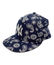New Era（ニューエラ）の古着「キャップ」｜ネイビー