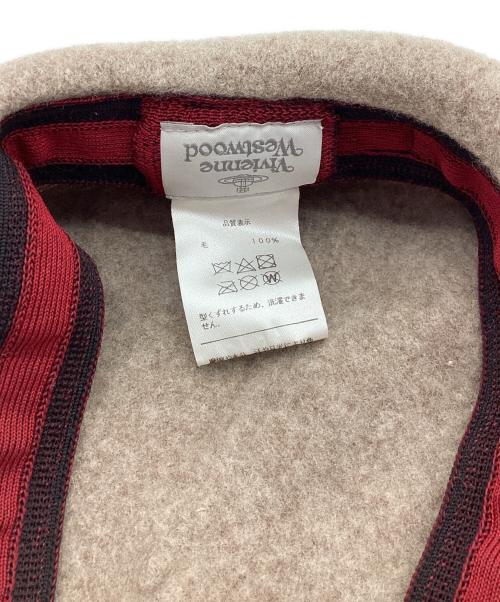 Vivienne Westwood（ヴィヴィアンウエストウッド）Vivienne Westwood (ヴィヴィアンウエストウッド) 帽子 ベージュ サイズ:S~Mの古着・服飾アイテム