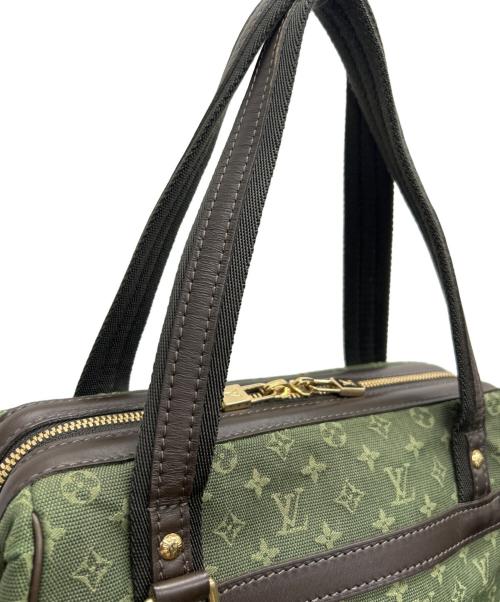 LOUIS VUITTON（ルイ ヴィトン）LOUIS VUITTON (ルイ ヴィトン) ハンドバッグ ジョセフィーヌPM グリーン×ブラウンの古着・服飾アイテム