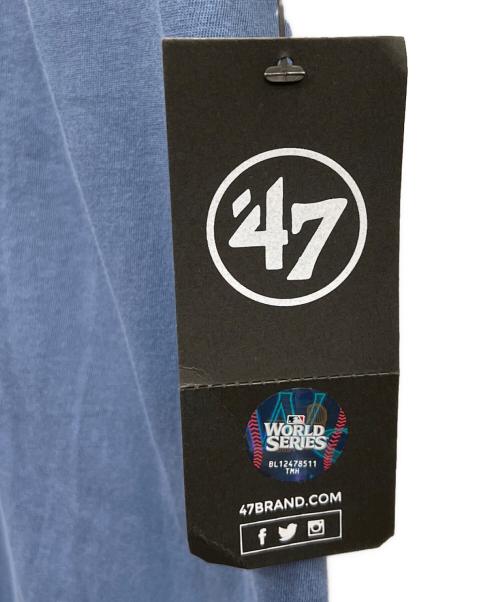 47BRAND（フォーティーセブンブランド）47BRAND (フォーティーセブンブランド) 半袖Tシャツ ブルー サイズ:M 未使用品の古着・服飾アイテム