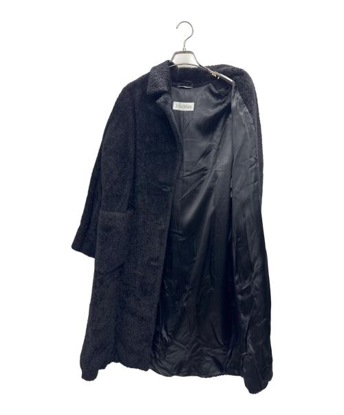 MaxMara（マックスマーラ）MaxMara (マックスマーラ) テディベアコート ブラック サイズ:36の古着・服飾アイテム