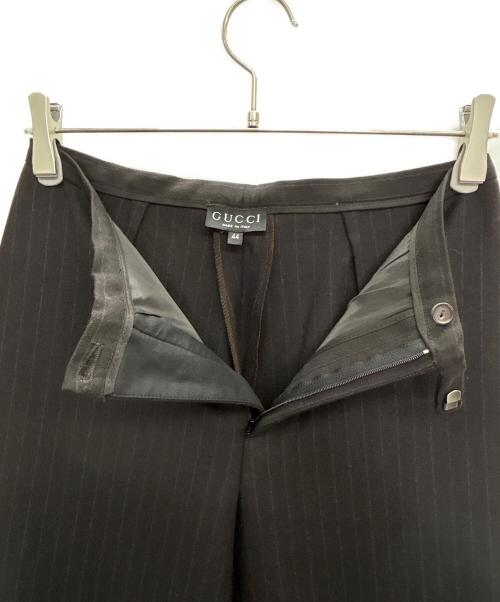 GUCCI（グッチ）GUCCI (グッチ) セットアップスーツ ブラック×ブルー サイズ:44の古着・服飾アイテム