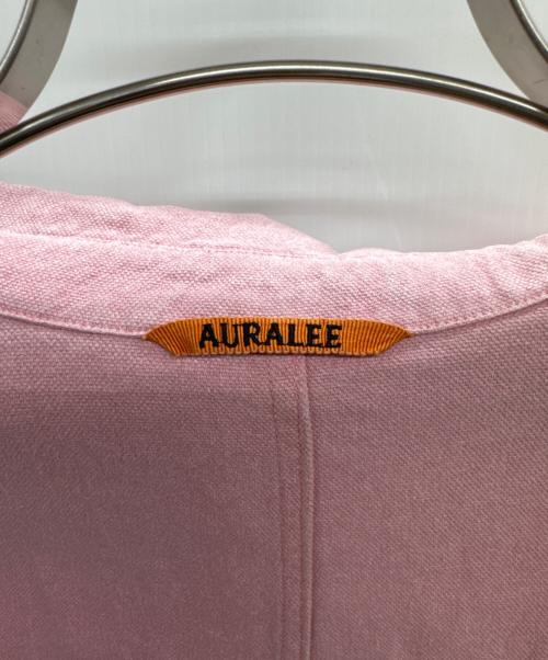 AURALEE（オーラリー）AURALEE (オーラリー) WASHI DUCKCANVAS HALFSLEEVESHIRT ピンク サイズ:Sの古着・服飾アイテム