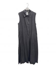 ebure（エブール）の古着「ミディアムリネン ジレ」｜グレー