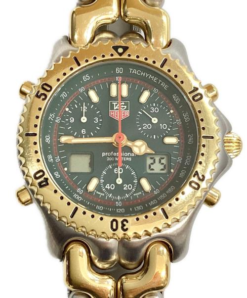 TAG Heuer（タグホイヤー）TAG HEUER (タグホイヤー) セナモデル ゴールド/グリーン文字盤の古着・服飾アイテム
