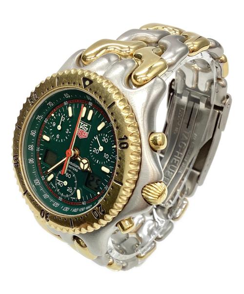 TAG Heuer（タグホイヤー）TAG HEUER (タグホイヤー) セナモデル ゴールド/グリーン文字盤の古着・服飾アイテム