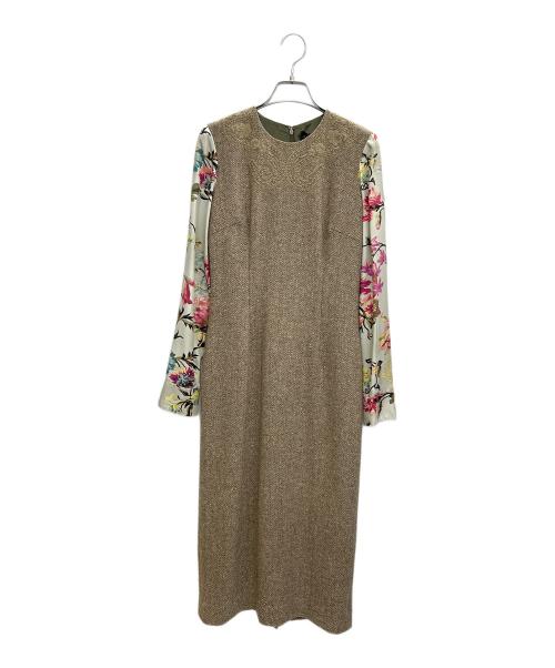 ETRO（エトロ）ETRO (エトロ) 長袖ワンピース オリーブ サイズ:40の古着・服飾アイテム