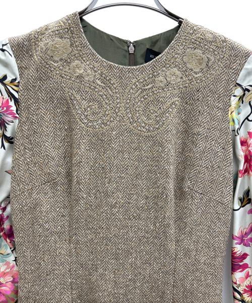ETRO（エトロ）ETRO (エトロ) 長袖ワンピース オリーブ サイズ:40の古着・服飾アイテム