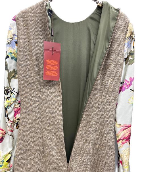ETRO（エトロ）ETRO (エトロ) 長袖ワンピース オリーブ サイズ:40の古着・服飾アイテム