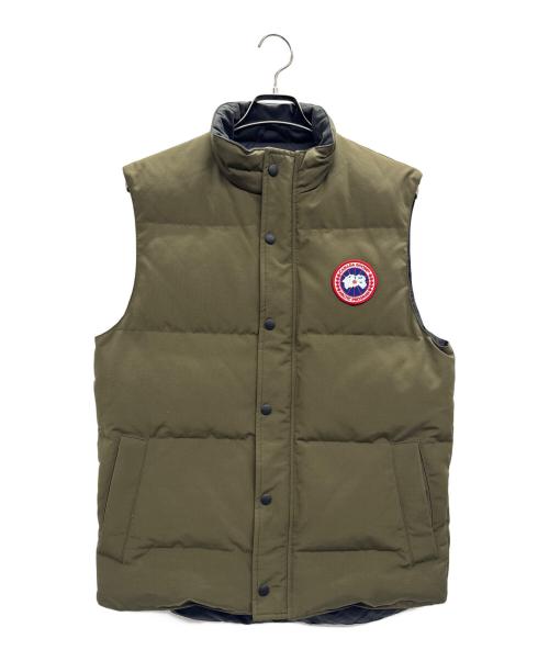 CANADA GOOSE（カナダグース）CANADA GOOSE (カナダグース) garson vest オリーブ サイズ:Mの古着・服飾アイテム