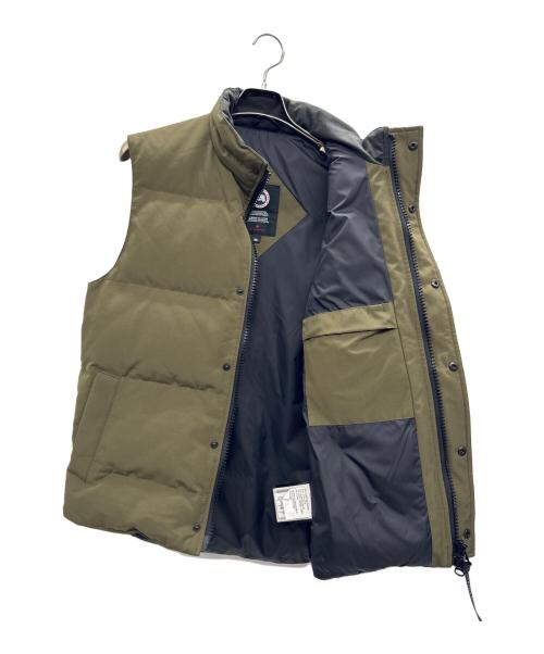 CANADA GOOSE（カナダグース）CANADA GOOSE (カナダグース) garson vest オリーブ サイズ:Mの古着・服飾アイテム