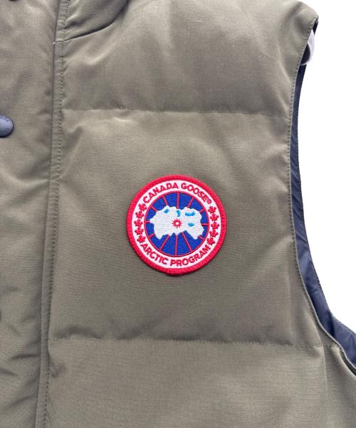 CANADA GOOSE（カナダグース）CANADA GOOSE (カナダグース) garson vest オリーブ サイズ:Mの古着・服飾アイテム