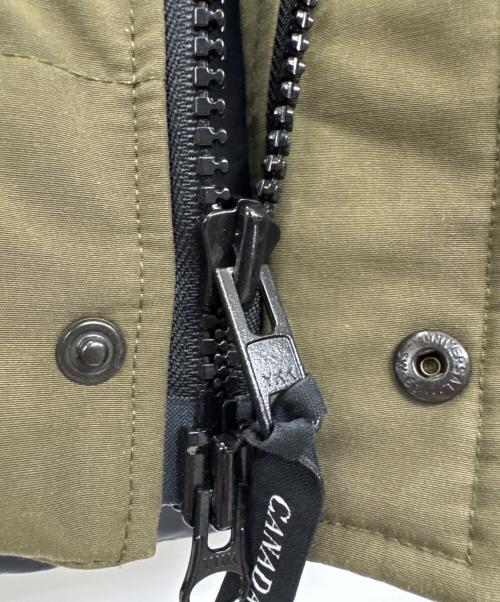 CANADA GOOSE（カナダグース）CANADA GOOSE (カナダグース) garson vest オリーブ サイズ:Mの古着・服飾アイテム