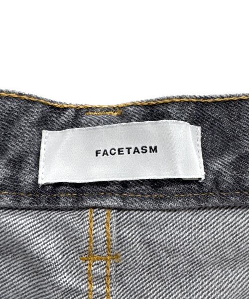 FACETASM（ファセッタズム）FACETASM (ファセッタズム) パッチワークデニムパンツ グレー サイズ:4の古着・服飾アイテム