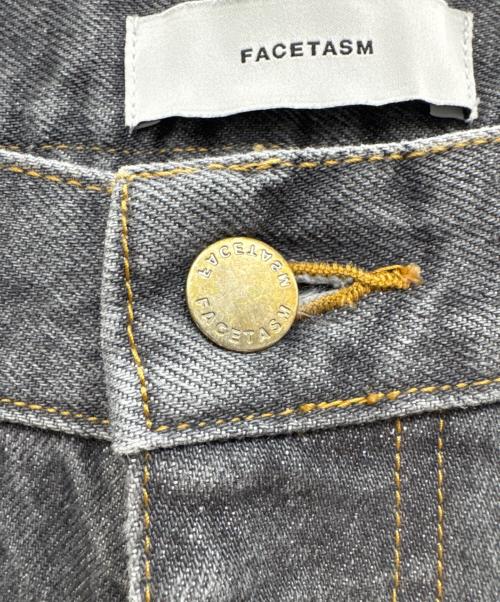 FACETASM（ファセッタズム）FACETASM (ファセッタズム) パッチワークデニムパンツ グレー サイズ:4の古着・服飾アイテム