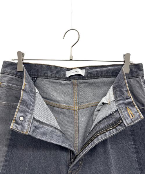 FACETASM（ファセッタズム）FACETASM (ファセッタズム) パッチワークデニムパンツ グレー サイズ: 3の古着・服飾アイテム