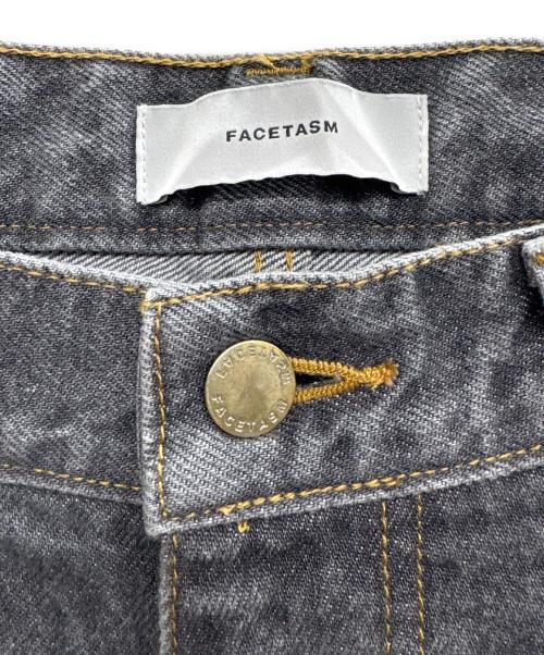 FACETASM（ファセッタズム）FACETASM (ファセッタズム) パッチワークデニムパンツ グレー サイズ: 3の古着・服飾アイテム