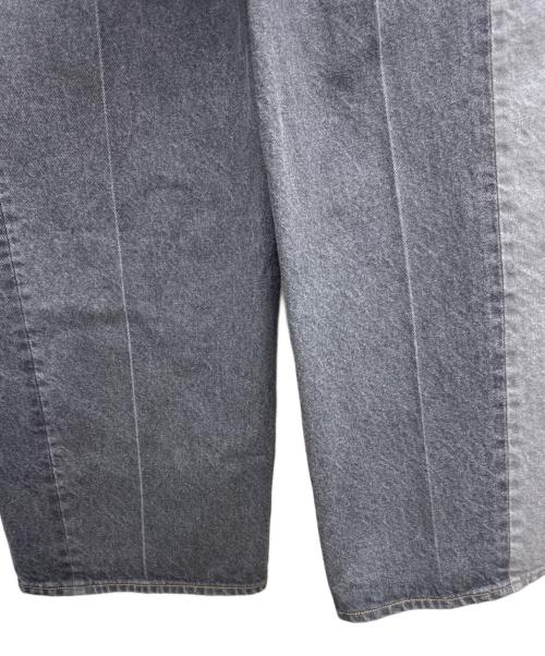 FACETASM（ファセッタズム）FACETASM (ファセッタズム) パッチワークデニムパンツ グレー サイズ: 3の古着・服飾アイテム