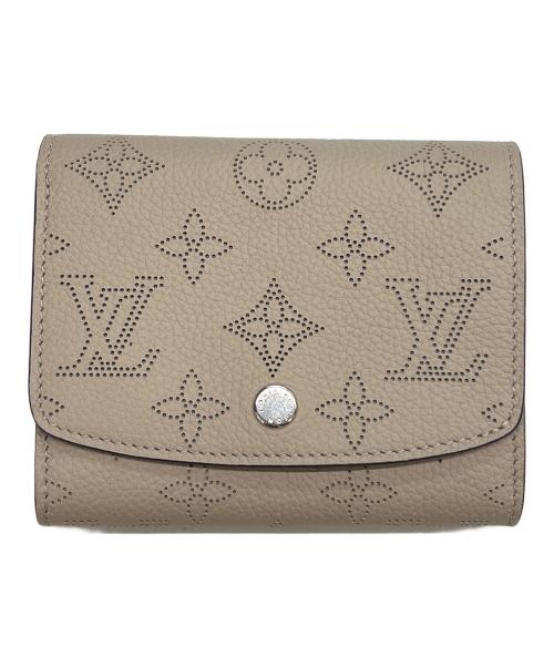 LOUIS VUITTON（ルイ ヴィトン）LOUIS VUITTON (ルイ ヴィトン) 2つ折り財布 ポルトフォイユ・イリス コンパクト ベージュの古着・服飾アイテム