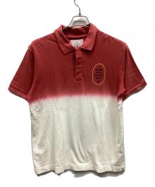 A BATHING APE（アベイシングエイプ）の古着「ポロシャツ」｜レッド×ホワイト