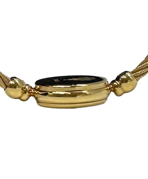 GUCCI（グッチ）GUCCI (グッチ) リストウォッチ クォーツ バングルタイプベルト ブラックの古着・服飾アイテム