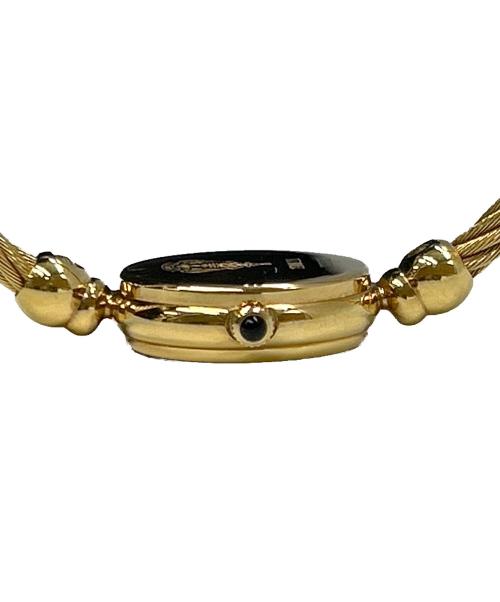 GUCCI（グッチ）GUCCI (グッチ) リストウォッチ クォーツ バングルタイプベルト ブラックの古着・服飾アイテム