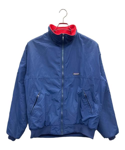 Patagonia（パタゴニア）Patagonia (パタゴニア) シェルドシンチラジャケット ネイビー×レッド サイズ:Lの古着・服飾アイテム