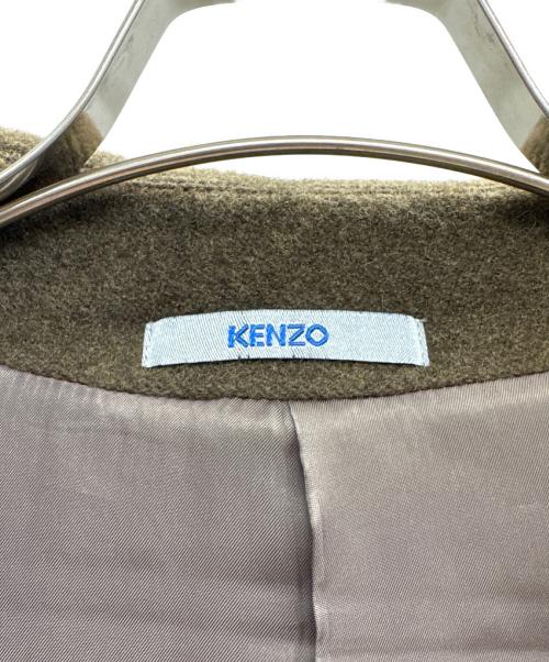 KENZO（ケンゾー）KENZO (ケンゾー) ウールコート オリーブ サイズ:2の古着・服飾アイテム