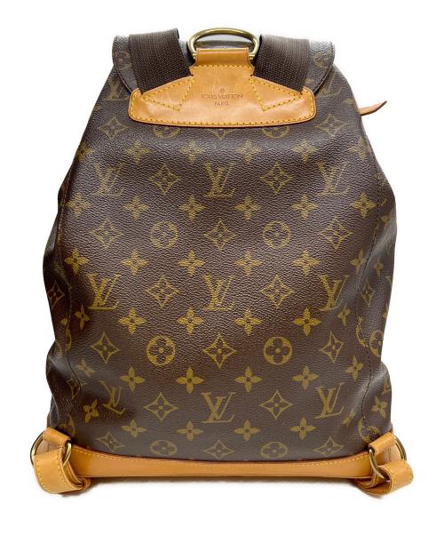 LOUIS VUITTON（ルイ ヴィトン）LOUIS VUITTON (ルイ ヴィトン) リュック モンスリGM ブラウンの古着・服飾アイテム