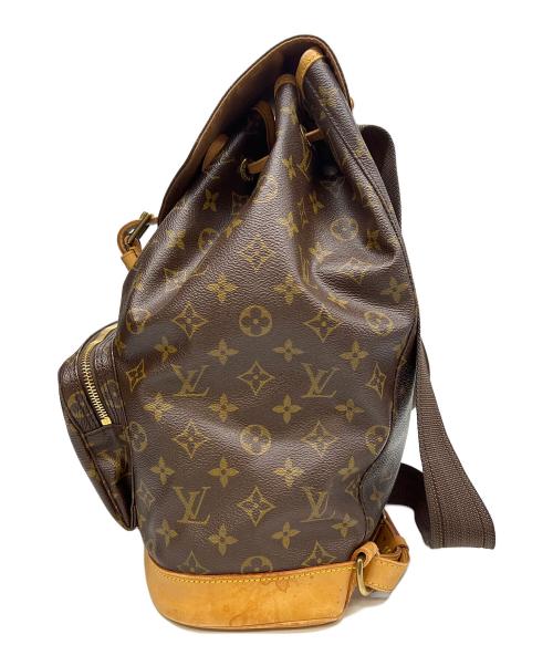 LOUIS VUITTON（ルイ ヴィトン）LOUIS VUITTON (ルイ ヴィトン) リュック モンスリGM ブラウンの古着・服飾アイテム