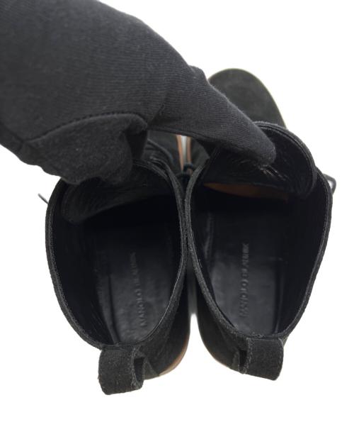 Manolo Blahnik（マノロブラニク）Manolo Blahnik (マノロブラニク) デザートブーツ ブラック サイズ:7 1/2の古着・服飾アイテム
