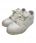 LOUIS VUITTONルイ ヴィトン）の古着「LVトレイナーラインスニーカー」｜ホワイト