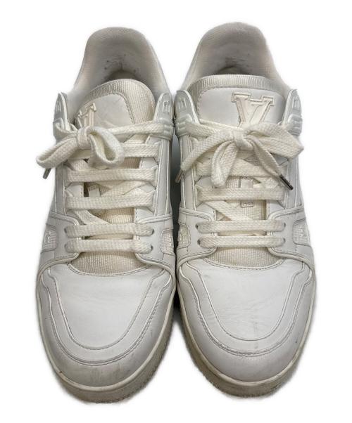 LOUIS VUITTON（ルイ ヴィトン）LOUIS VUITTON (ルイ ヴィトン) LVトレイナーラインスニーカー ホワイト サイズ:6の古着・服飾アイテム
