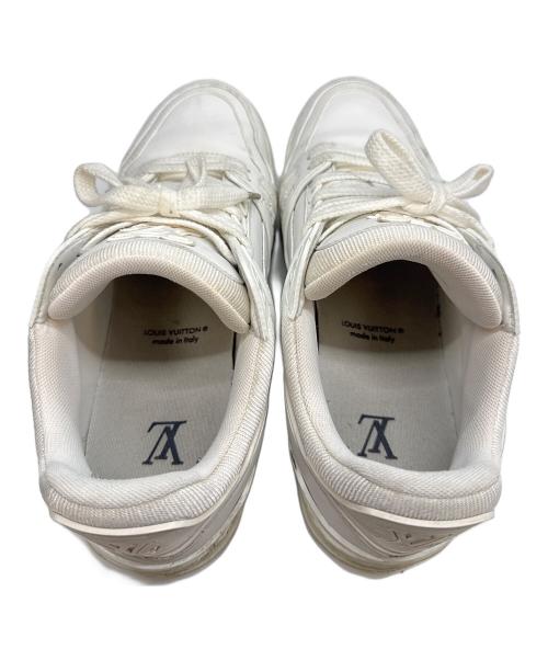 LOUIS VUITTON（ルイ ヴィトン）LOUIS VUITTON (ルイ ヴィトン) LVトレイナーラインスニーカー ホワイト サイズ:6の古着・服飾アイテム