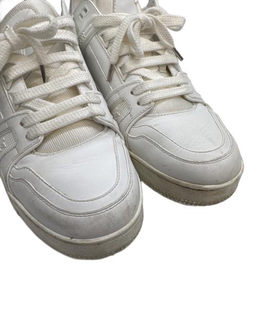 LOUIS VUITTON（ルイ ヴィトン）LOUIS VUITTON (ルイ ヴィトン) LVトレイナーラインスニーカー ホワイト サイズ:6の古着・服飾アイテム