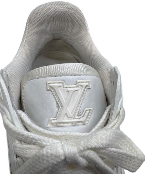 LOUIS VUITTON（ルイ ヴィトン）LOUIS VUITTON (ルイ ヴィトン) LVトレイナーラインスニーカー ホワイト サイズ:6の古着・服飾アイテム