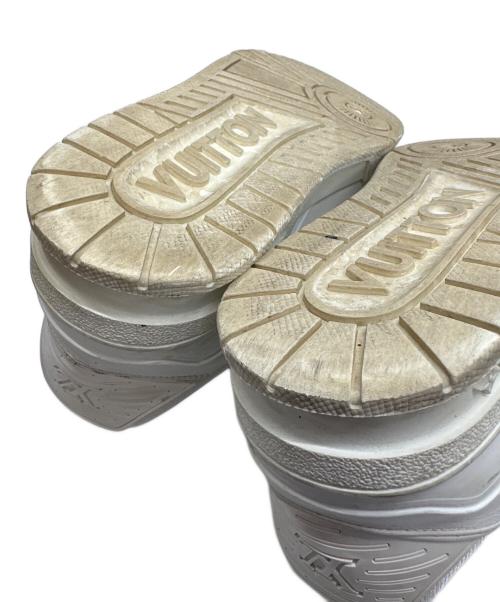 LOUIS VUITTON（ルイ ヴィトン）LOUIS VUITTON (ルイ ヴィトン) LVトレイナーラインスニーカー ホワイト サイズ:6の古着・服飾アイテム