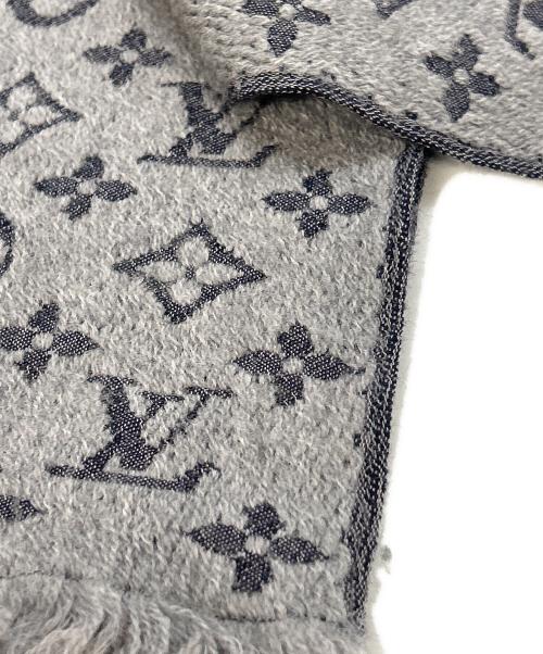 LOUIS VUITTON（ルイ ヴィトン）LOUIS VUITTON (ルイ ヴィトン) マフラー グレーの古着・服飾アイテム