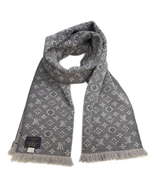 LOUIS VUITTON（ルイ ヴィトン）LOUIS VUITTON (ルイ ヴィトン) マフラー グレーの古着・服飾アイテム