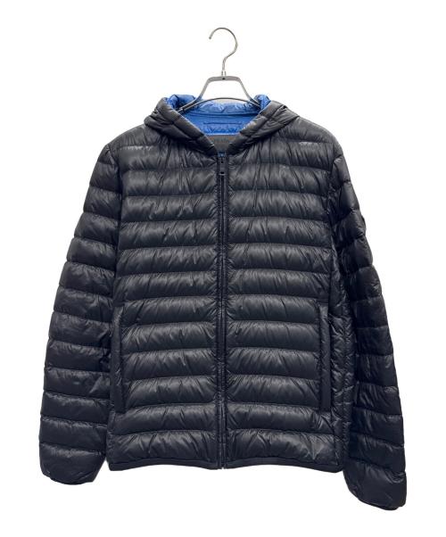 PRADA（プラダ）PRADA (プラダ) ダウンジャケット ブラック×ブルー サイズ:48の古着・服飾アイテム