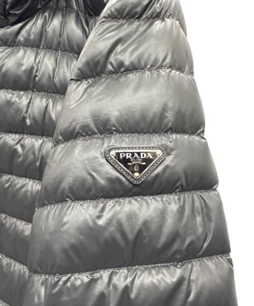 PRADA（プラダ）PRADA (プラダ) ダウンジャケット ブラック×ブルー サイズ:48の古着・服飾アイテム