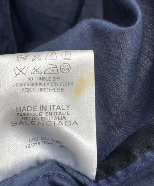BALENCIAGA（バレンシアガ）BALENCIAGA (バレンシアガ) ロングコート ブルー サイズ:48の古着・服飾アイテム