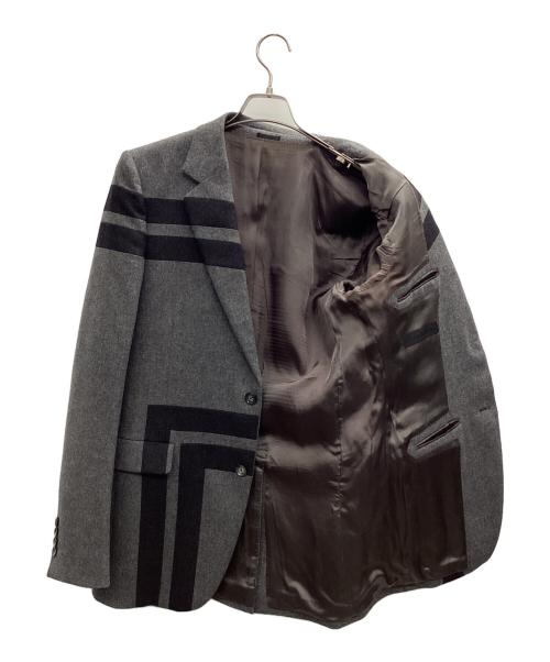 ALEXANDER McQUEEN（アレキサンダーマックイーン）ALEXANDER McQUEEN (アレキサンダーマックイーン) ウール セットアップスーツ グレー サイズ:上 50 / 下 50の古着・服飾アイテム