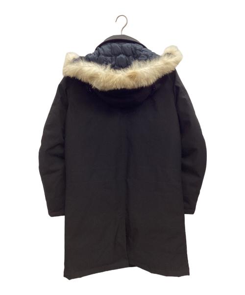 Yves Saint Laurent（イヴサンローラン）Yves Saint Laurent (イヴサンローラン) コヨーテファー ダウンジャケット ブラック サイズ:46の古着・服飾アイテム