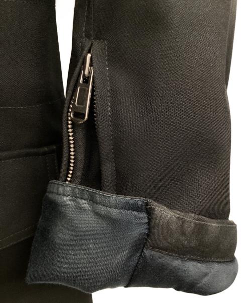 Yves Saint Laurent（イヴサンローラン）Yves Saint Laurent (イヴサンローラン) コヨーテファー ダウンジャケット ブラック サイズ:46の古着・服飾アイテム