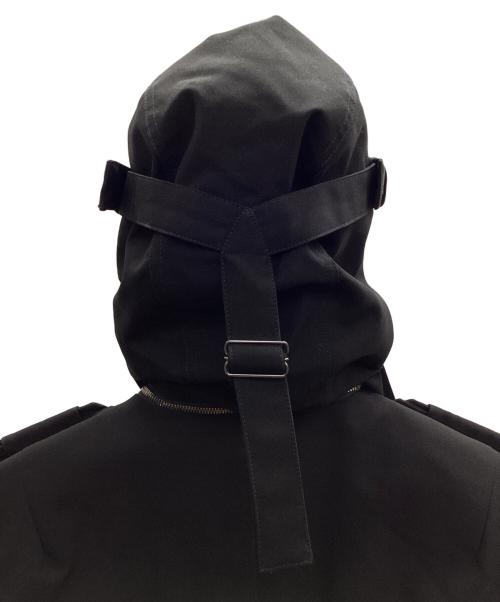 Yves Saint Laurent（イヴサンローラン）Yves Saint Laurent (イヴサンローラン) コヨーテファー ダウンジャケット ブラック サイズ:46の古着・服飾アイテム