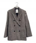 L'Appartement Lisiereアパルトモンリジェール）の古着「ダブルテーラードジャケット」｜ブラウン