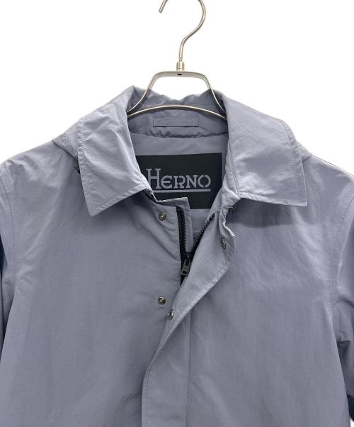 HERNO（ヘルノ）HERNO (ヘルノ) 撥水フーデッドコート グレー サイズ:48の古着・服飾アイテム