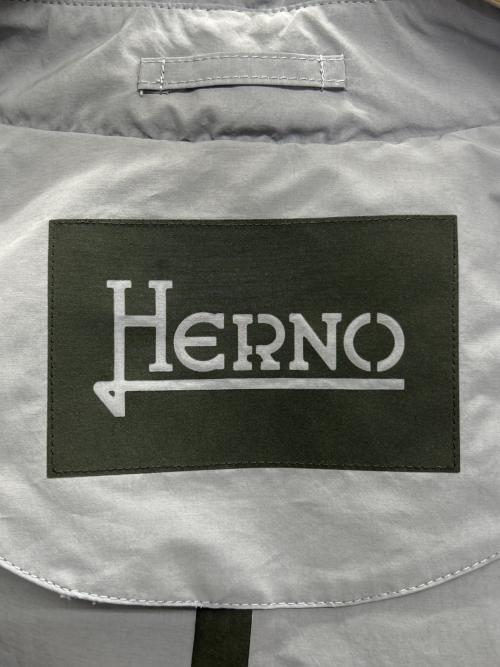 HERNO（ヘルノ）HERNO (ヘルノ) 撥水フーデッドコート グレー サイズ:48の古着・服飾アイテム